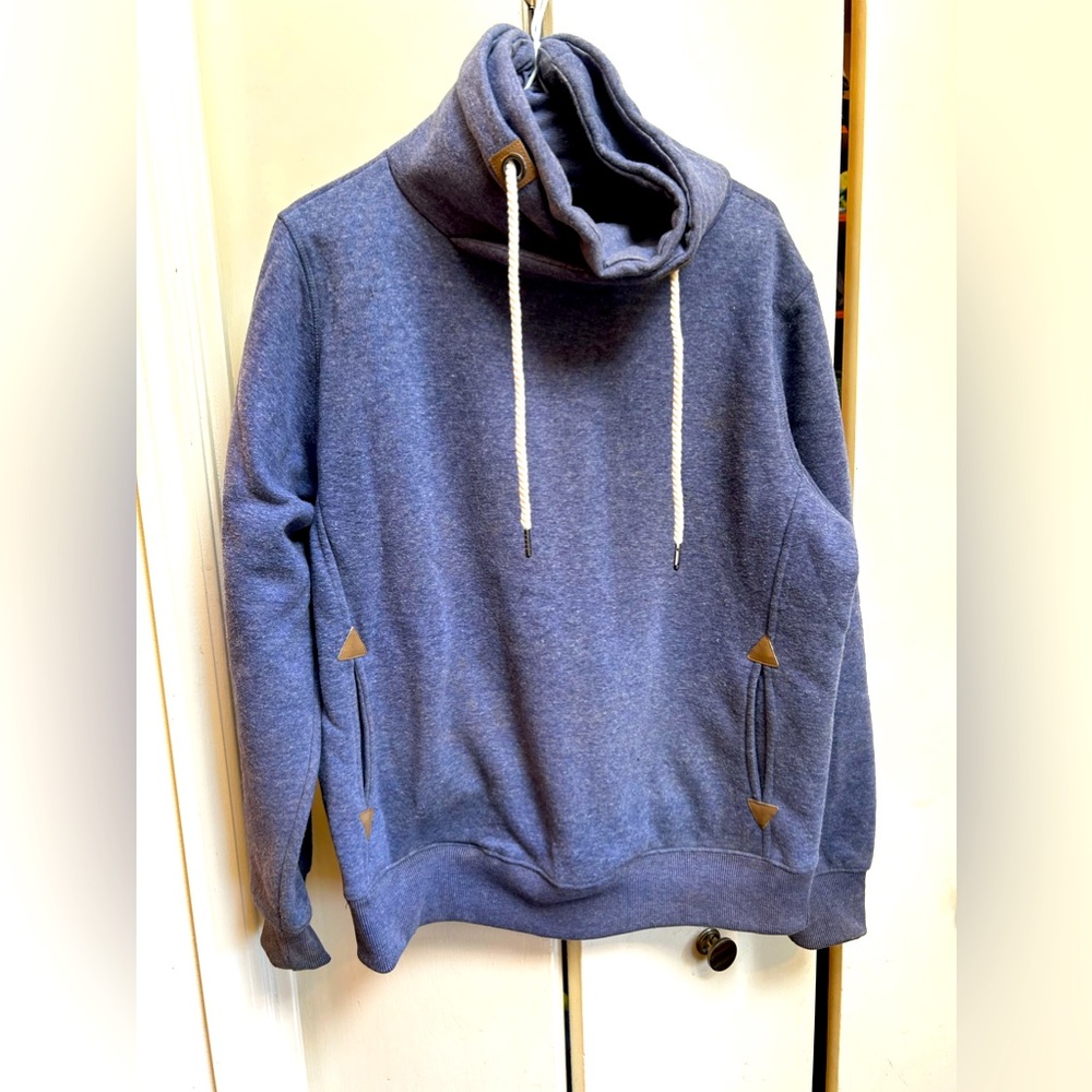 Soft, heavy sweatshirt.